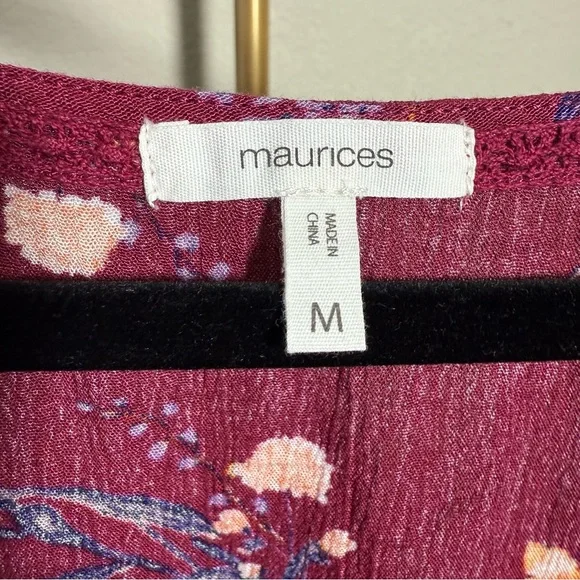 Maurice’s Floral Long Sleeve Top - Picture 2 of 6